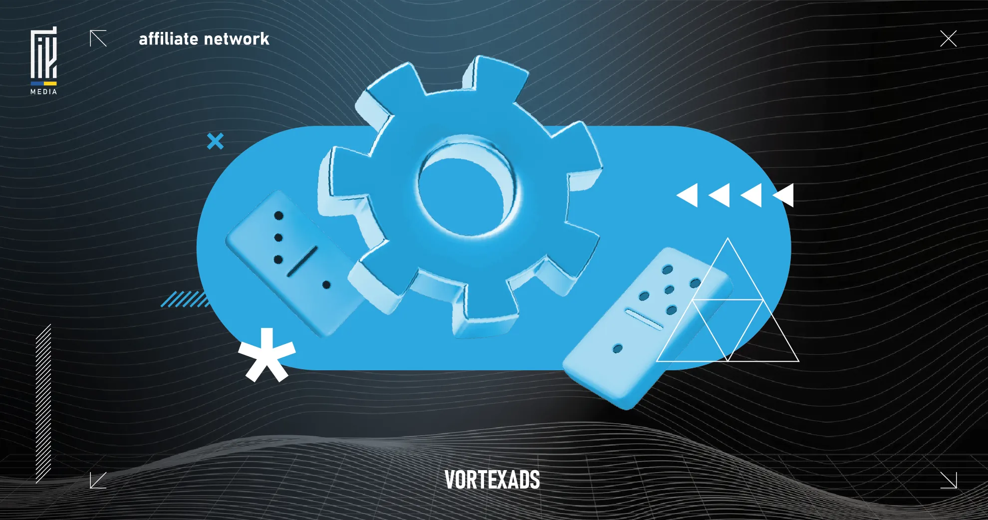 Банер Vortexads з написом 'Огляд' - партнерська програма арбітражу трафіку